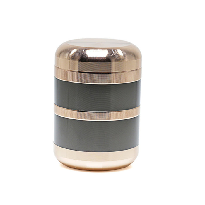 60MM 6-Layer Zinc Alloy Thermos Cup Shape Color Matching Herb Grinder-Gun