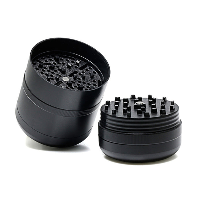 60MM Zinc Alloy 6-Layer Thermos Cup Shape Grinder-Black
