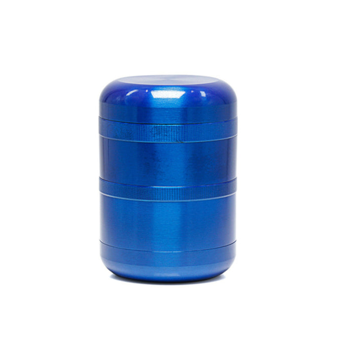 60MM Zinc Alloy 6-Layer Thermos Cup Shape Weed Grinder-Blue