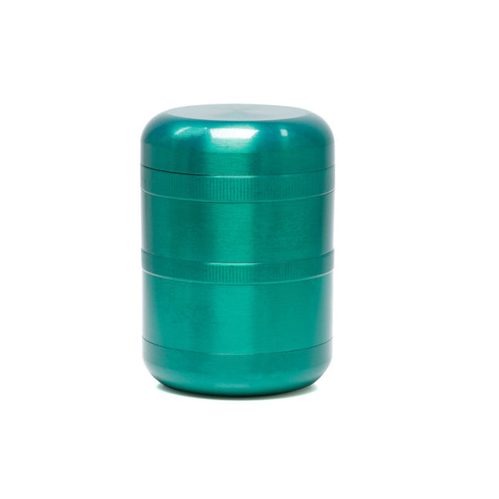 60MM Zinc Alloy 6-Layer Thermos Cup Shape  Grinder-Green