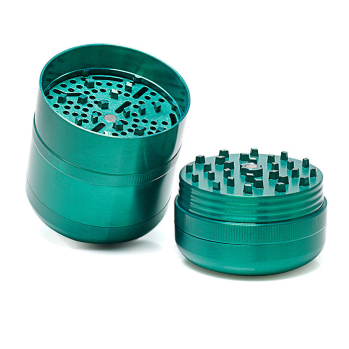60MM Zinc Alloy 6-Layer Thermos Cup Shape  Grinder-Green