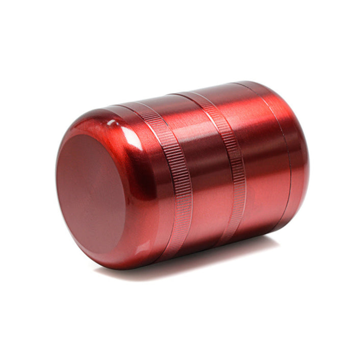 60MM Zinc Alloy 6-Layer Thermos Cup Shape  Grinder-Red
