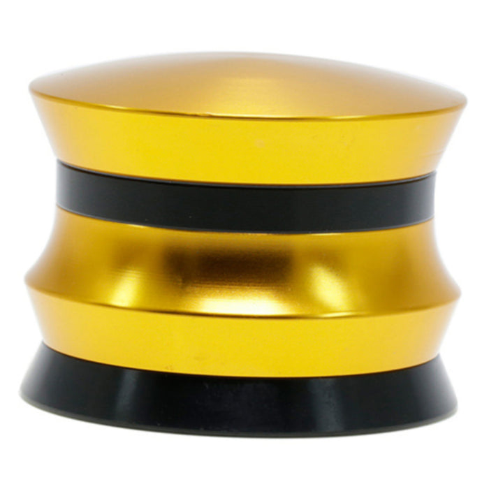 63MM 4 Piece Aluminum Alloy YOYO Ball Shape Grinder-Gold Color