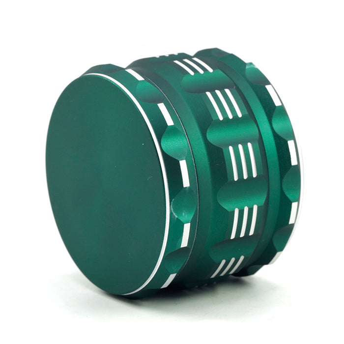 63MM Aluminum Alloy 4 Part Matte Smoke Grinder | Green Color