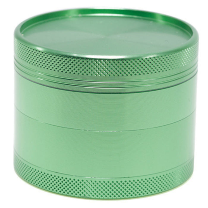 63MM Aluminum Alloy 4 Part Upper Cover Concave Weed Grinder-Green