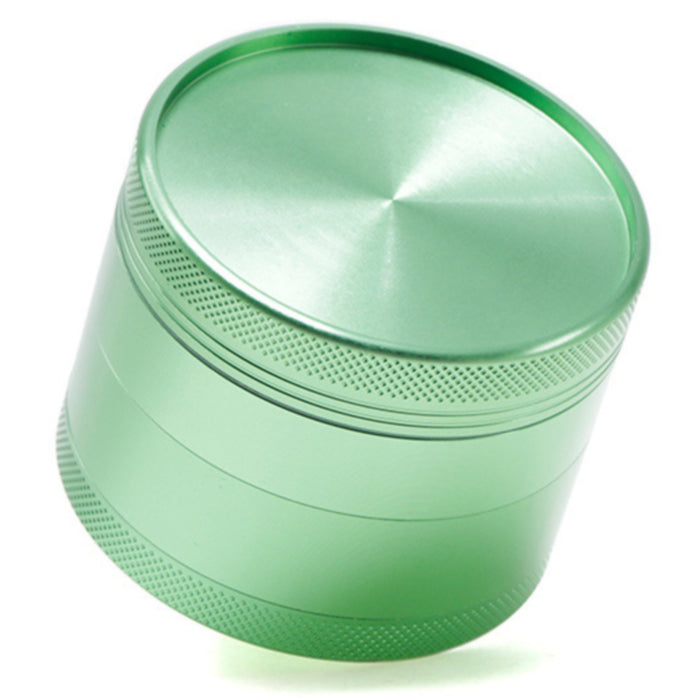 63MM Aluminum Alloy 4 Part Upper Cover Concave Weed Grinder-Green