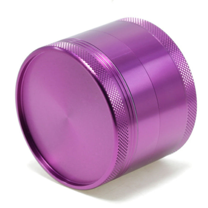 63MM Aluminum Alloy 4 Part Upper Cover Concave Weed Grinder-Purple