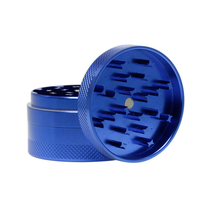 63MM Aluminum Alloy CNC 3 Part  Grinder-Blue