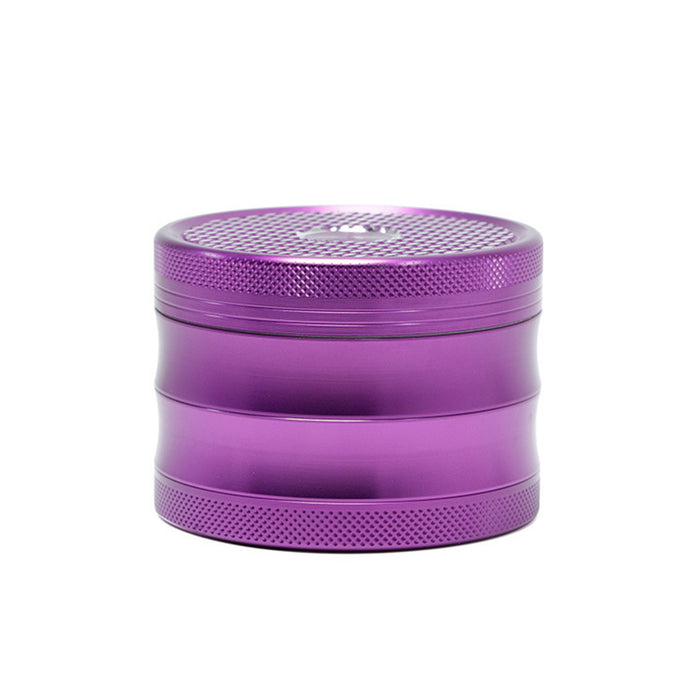 63MM Aluminum Alloy Four-Layer Square Grid Pattern Herb Grinder-Purple