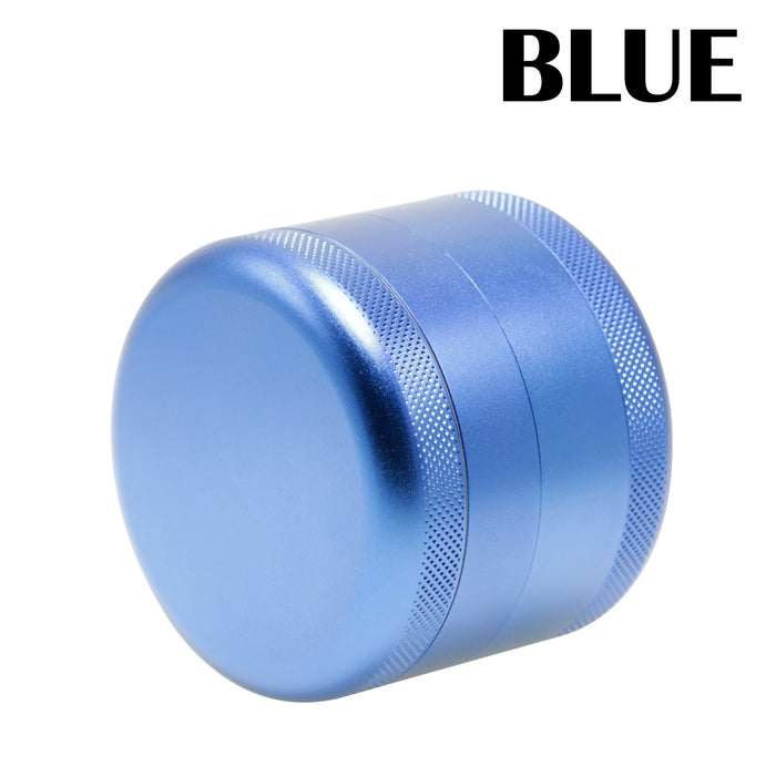 63MM Aluminum Alloy Four-Layer Tine Weed Grinder | Blue Color