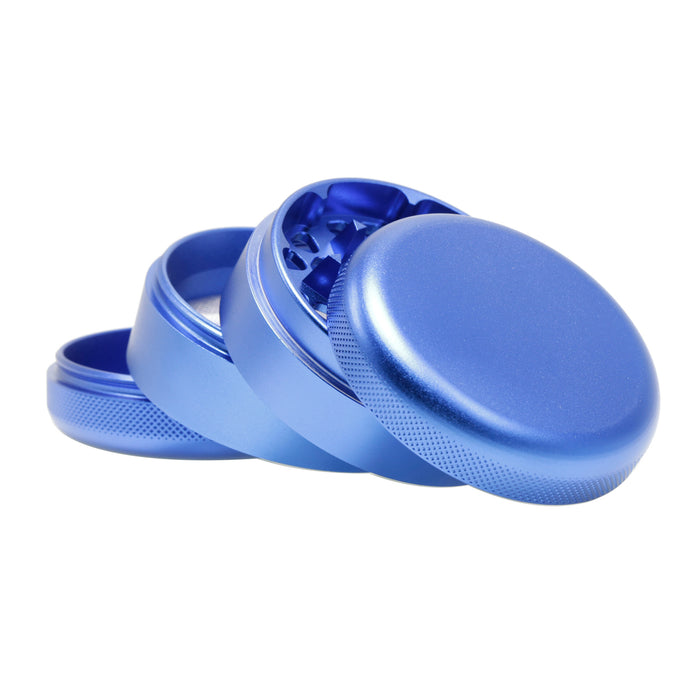 63MM Aluminum Alloy Four-Layer Tine Weed Grinder | Blue Color