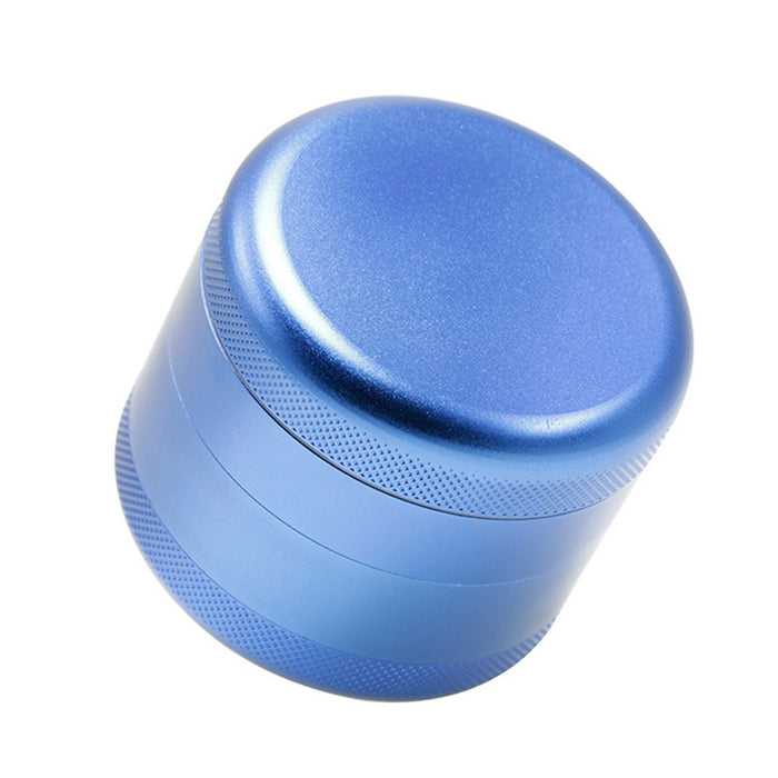 63MM Aluminum Alloy Four-Layer Tine Weed Grinder | Blue Color