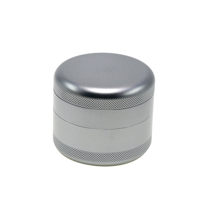 63MM Aluminum Alloy Four-Layer Tine Weed Grinder | Gray Color