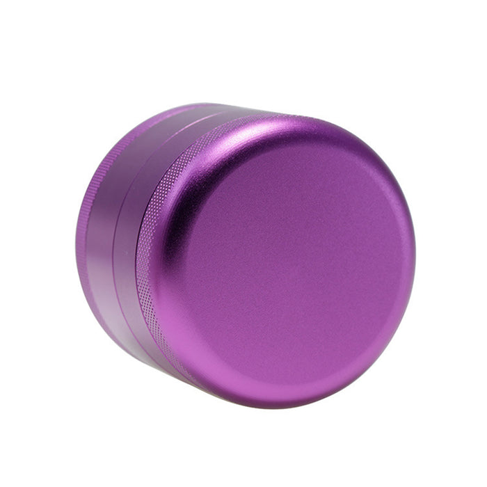 63MM Aluminum Alloy Four-Layer Tine Weed Grinder | Purple Color