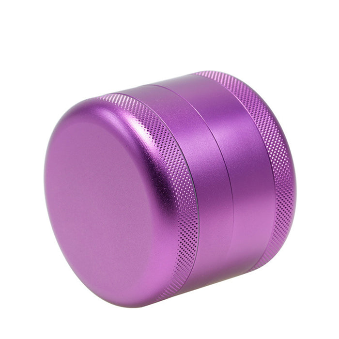 63MM Aluminum Alloy Four-Layer Tine Weed Grinder | Purple Color