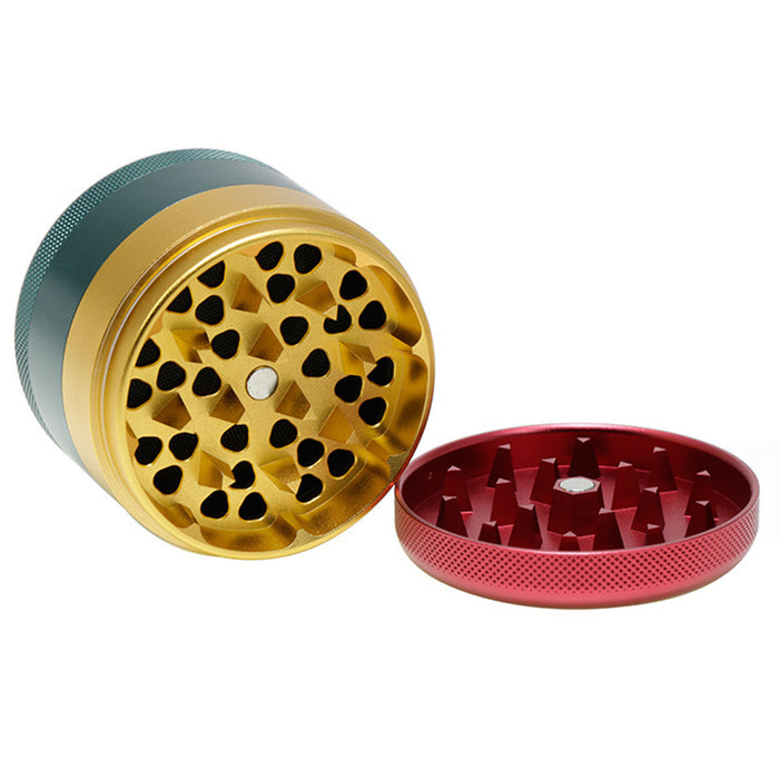 63MM Aluminum Alloy Four-Layer Tine Weed Grinder | Spell Color