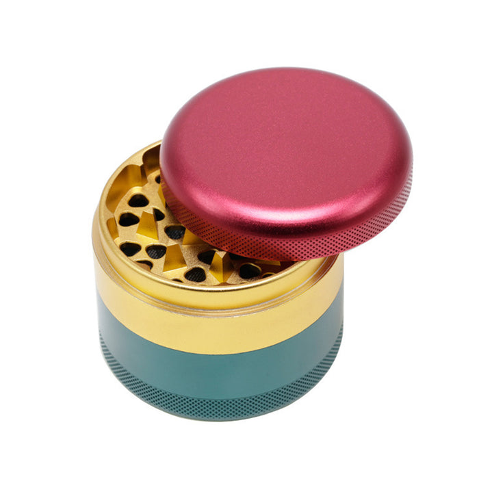 63MM Aluminum Alloy Four-Layer Tine Weed Grinder | Spell Color