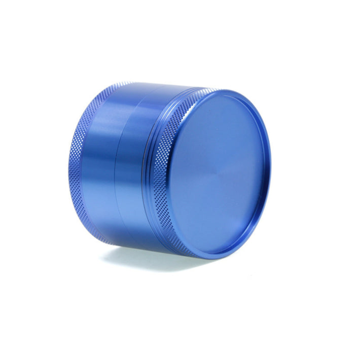 63MM Aluminum Alloy Four-Layer Upper Cover Concave Smoke Grinder-Blue