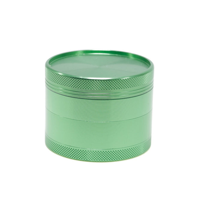 63MM Aluminum Alloy Four-Layer Upper Cover Concave Smoke Grinder-Green