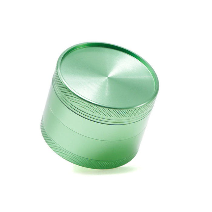 63MM Aluminum Alloy Four-Layer Upper Cover Concave Smoke Grinder-Green