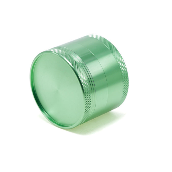63MM Aluminum Alloy Four-Layer Upper Cover Concave Smoke Grinder-Green