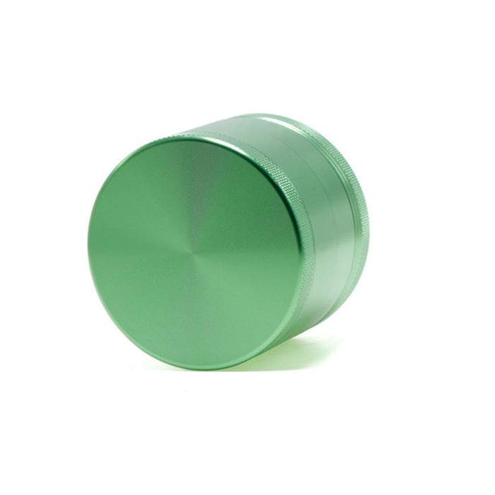 63MM Aluminum Alloy Four-Layer Upper Cover Concave Smoke Grinder-Green