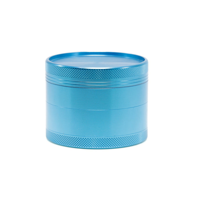 63MM Aluminum Alloy Four-Layer Upper Cover Concave Smoke Grinder-Sky-Blue