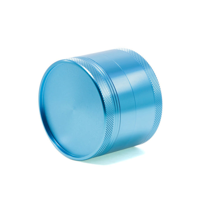 63MM Aluminum Alloy Four-Layer Upper Cover Concave Smoke Grinder-Sky-Blue