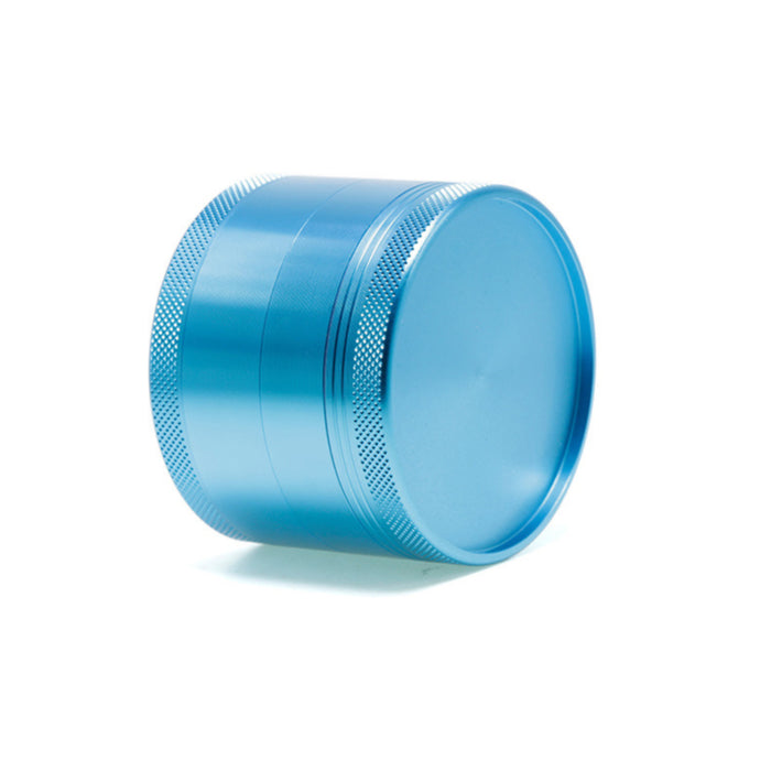63MM Aluminum Alloy Four-Layer Upper Cover Concave Smoke Grinder-Sky-Blue