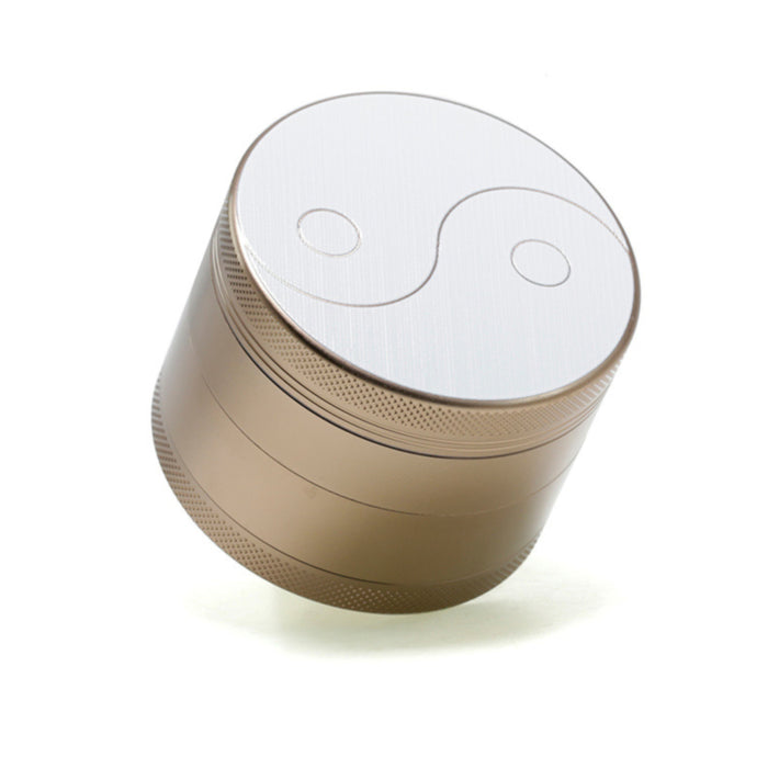 63MM Aluminum Alloy Four-layer Weed Grinder-Brown Color