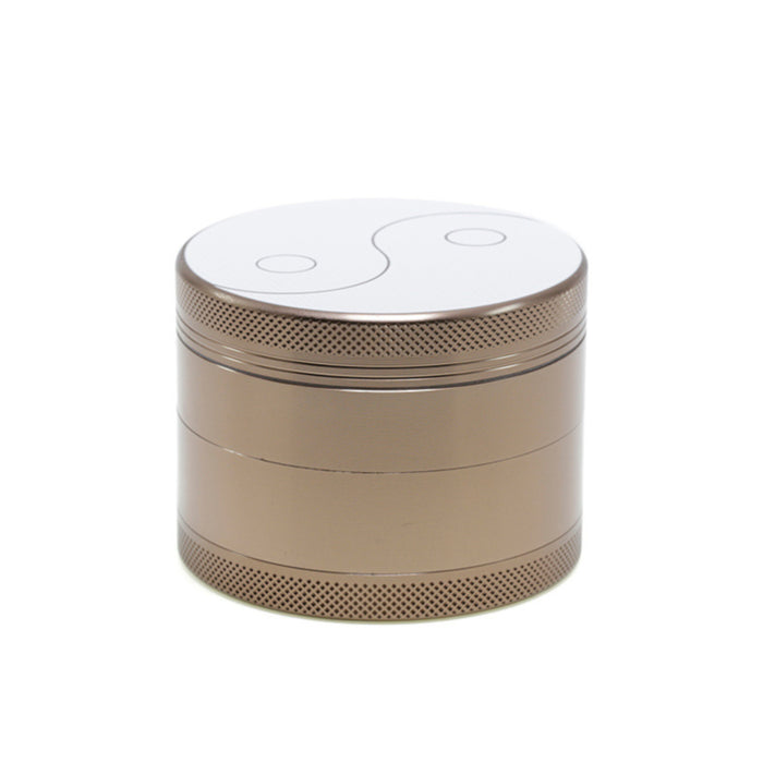 63MM Aluminum Alloy Four-layer Weed Grinder-Brown Color