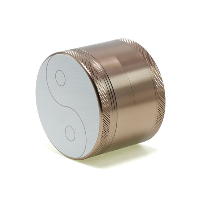 63MM Aluminum Alloy Four-layer Weed Grinder-Brown Color
