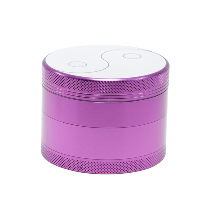 63MM Aluminum Alloy Four-layer Weed Grinder-Purple Color