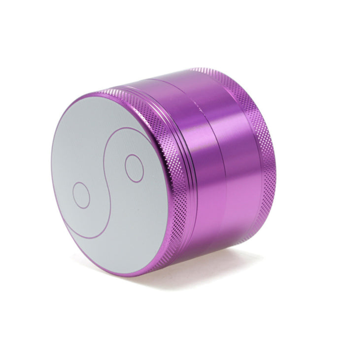 63MM Aluminum Alloy Four-layer Weed Grinder-Purple Color