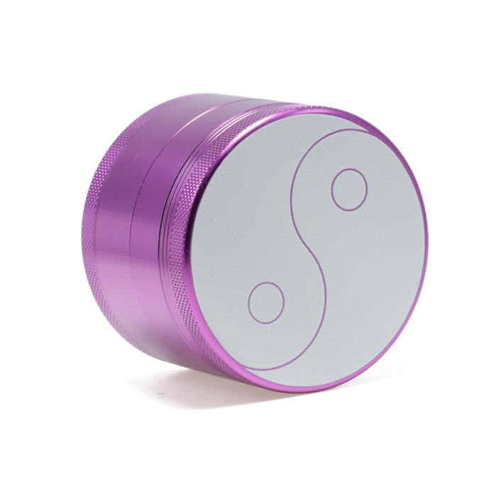 63MM Aluminum Alloy Four-layer Weed Grinder-Purple Color