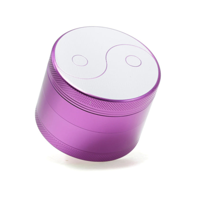 63MM Aluminum Alloy Four-layer Weed Grinder-Purple Color