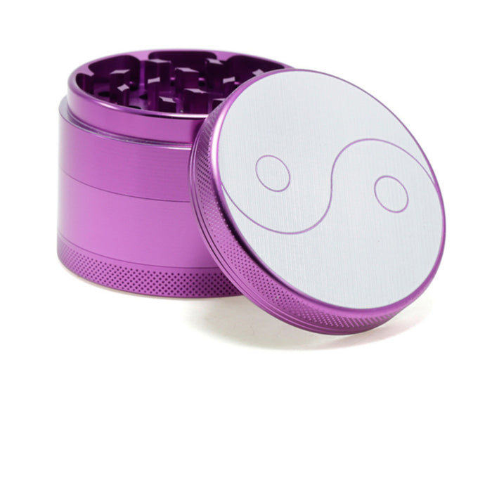 63MM Aluminum Alloy Four-layer Weed Grinder-Purple Color
