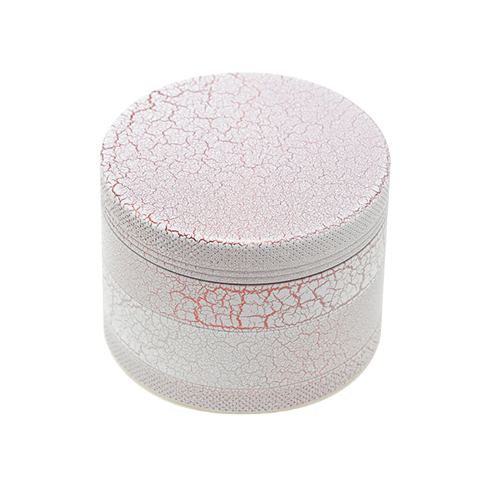 63MM Crack-Shaped Package Flower Aluminum Alloy Smoke Grinder