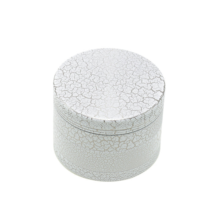 63MM Crack-Shaped Package Flower Aluminum Alloy Smoke Grinder