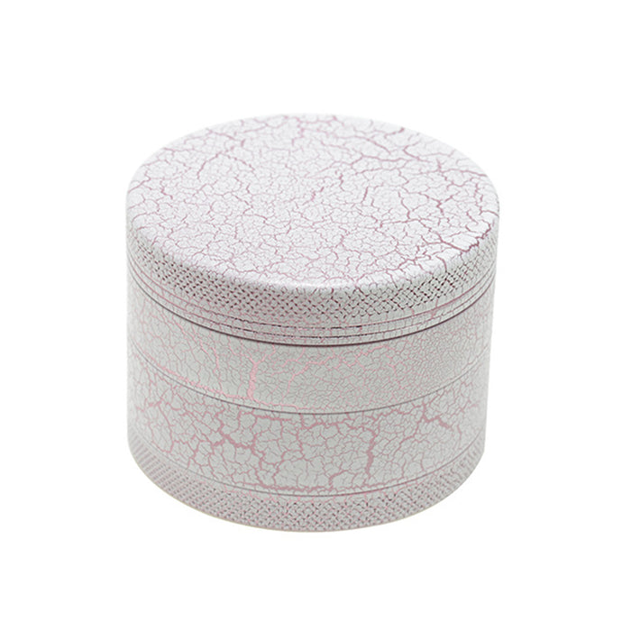 63MM Crack-Shaped Package Flower Aluminum Alloy Smoke Grinder