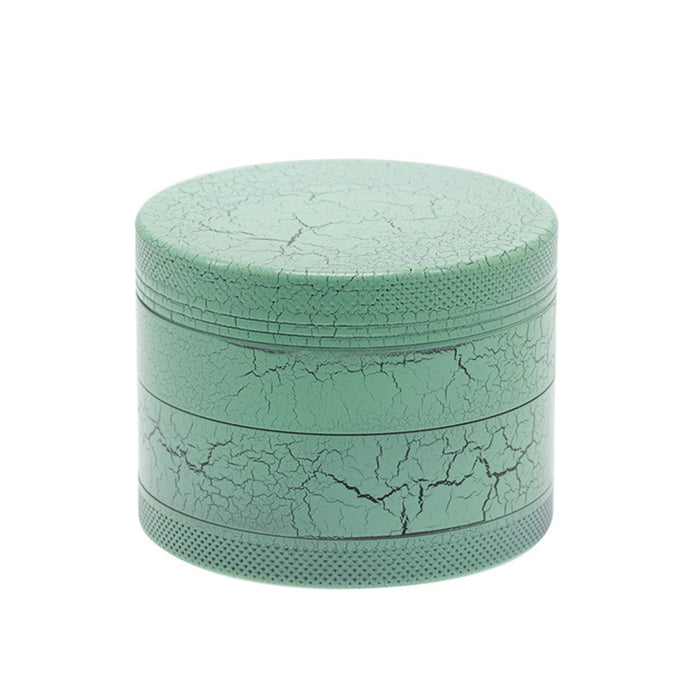 63MM Crack-Shaped Package Flower Aluminum Alloy Smoke Grinder