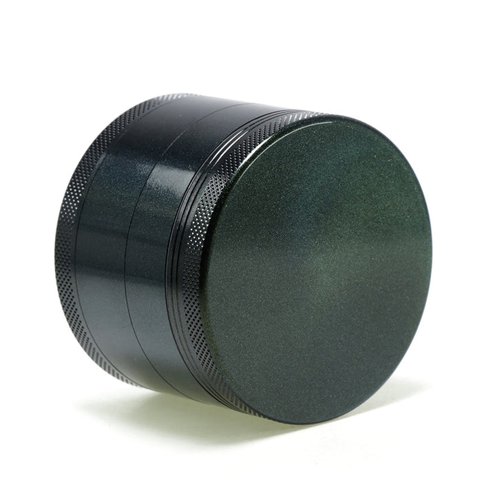 63MM Four-Layer Aluminum Alloy Black Color Smoke Grinder