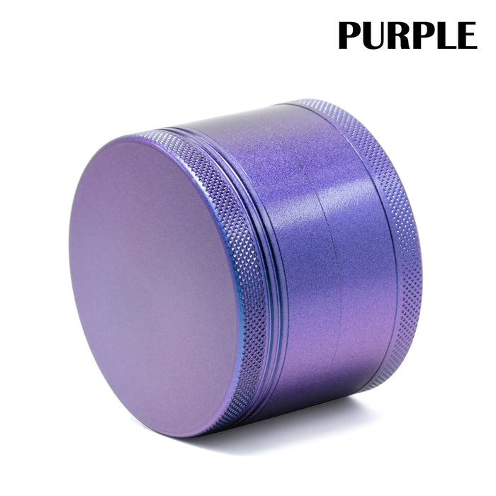 63MM Four-Layer Aluminum Alloy Purple Color Smoke Grinder