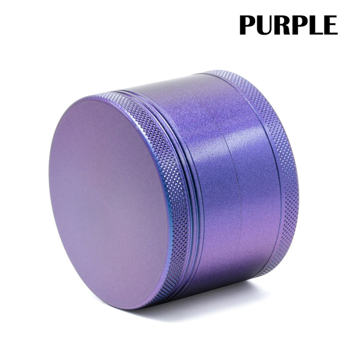 63MM Four-Layer Aluminum Alloy Purple Color Smoke Grinder