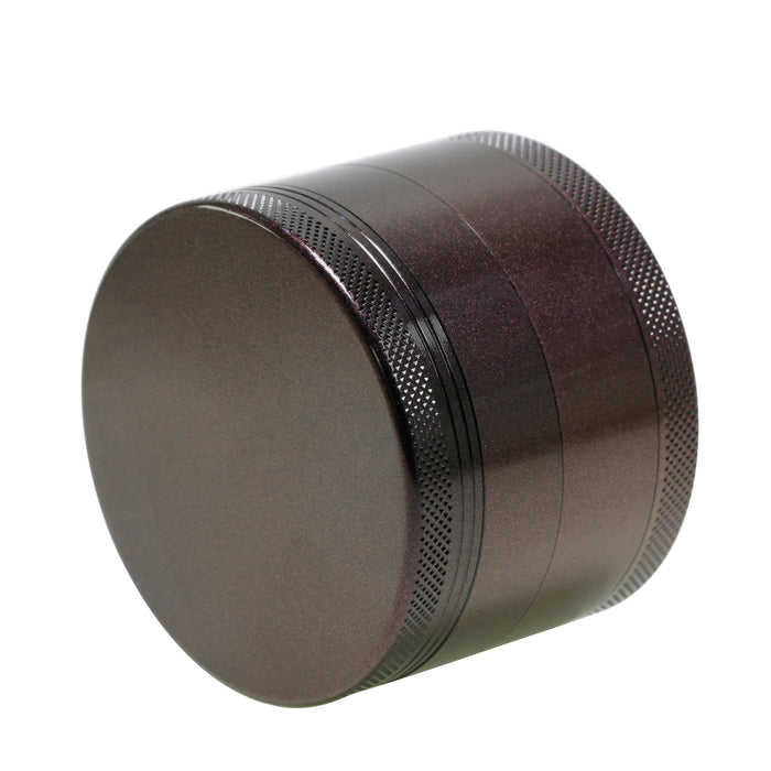 63MM Four-Layer Aluminum Alloy Red-Brown Color Smoke Grinder