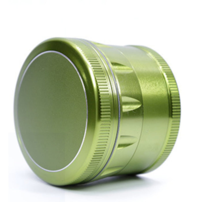 63MM Four-Layer Aluminum Alloy Chamfering Herb Grinder-Green