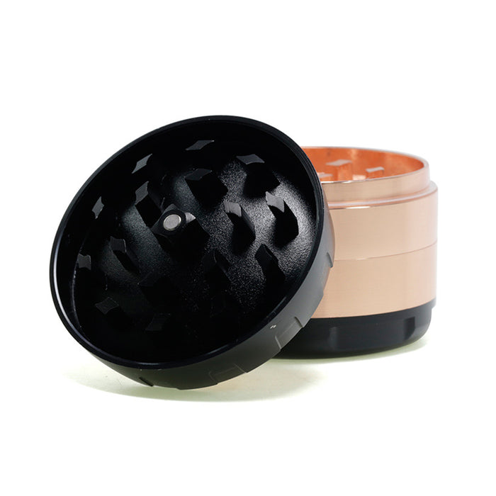 63MM Four-layer Zinc Alloy Turbine Chamfering Smoke Grinder-Spell