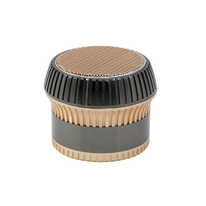 63MM Zinc Alloy 4 Part Vertical Stripe Lace Skirt Herb Grinder-Gunblack-Rosegold