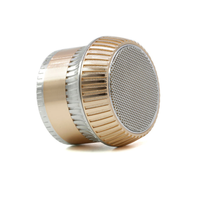 63MM Zinc Alloy 4 Part Vertical Stripe Lace Skirt Herb Grinder-Rosegold-Silver