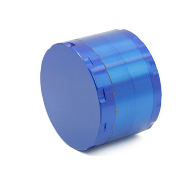 63MM Zinc Alloy Four-Layer Chamfered Grinder-Blue